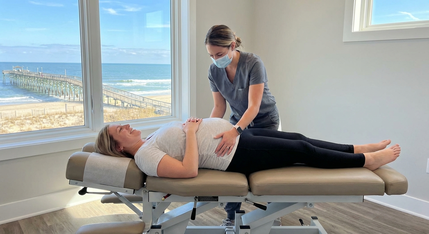 Prenatal chiropractic care supports a more comfortable pregnancy by improving alignment and reducing pain.