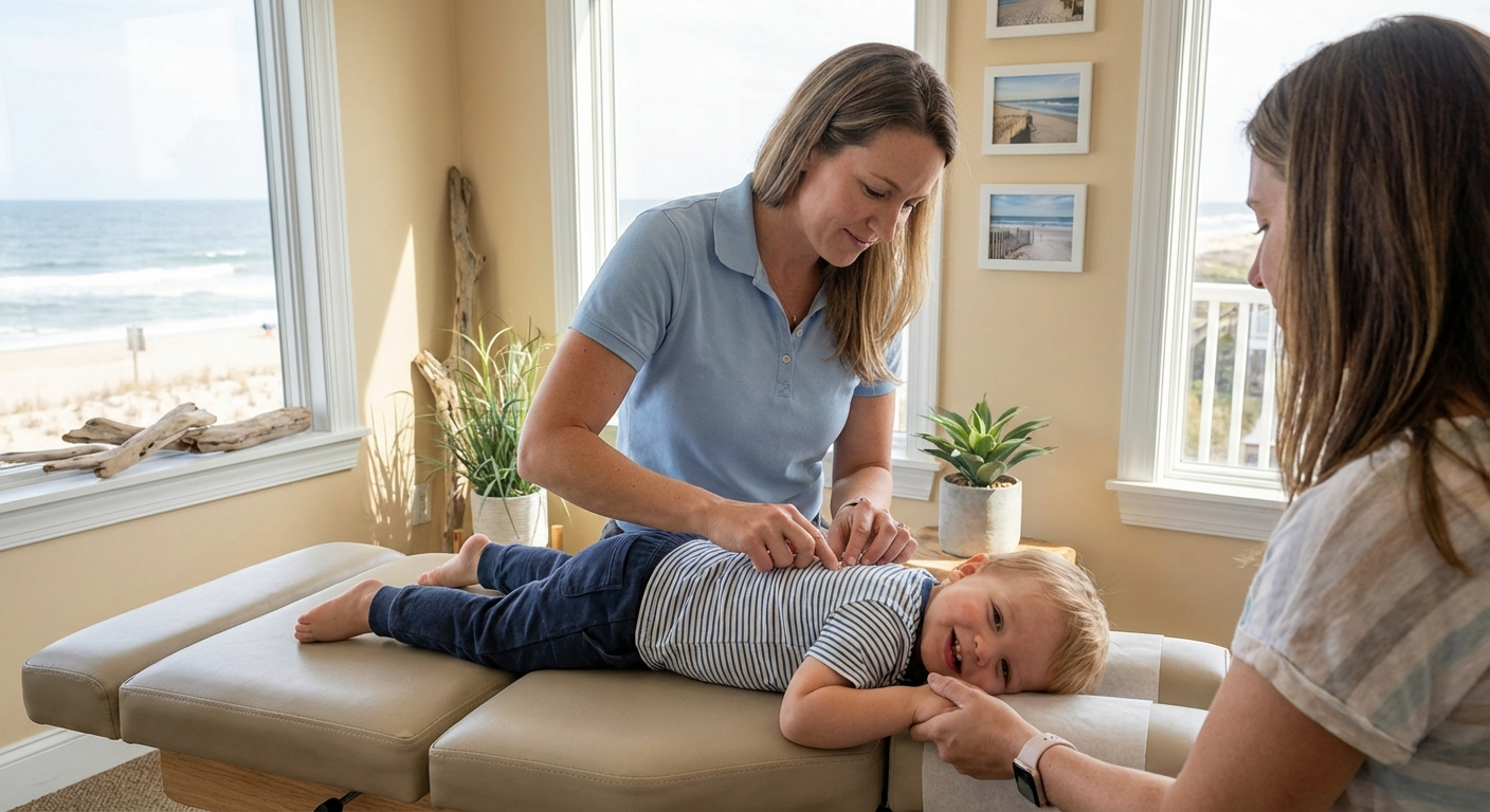 Gentle chiropractic adjustments help ease pediatric discomfort and support healthy child development