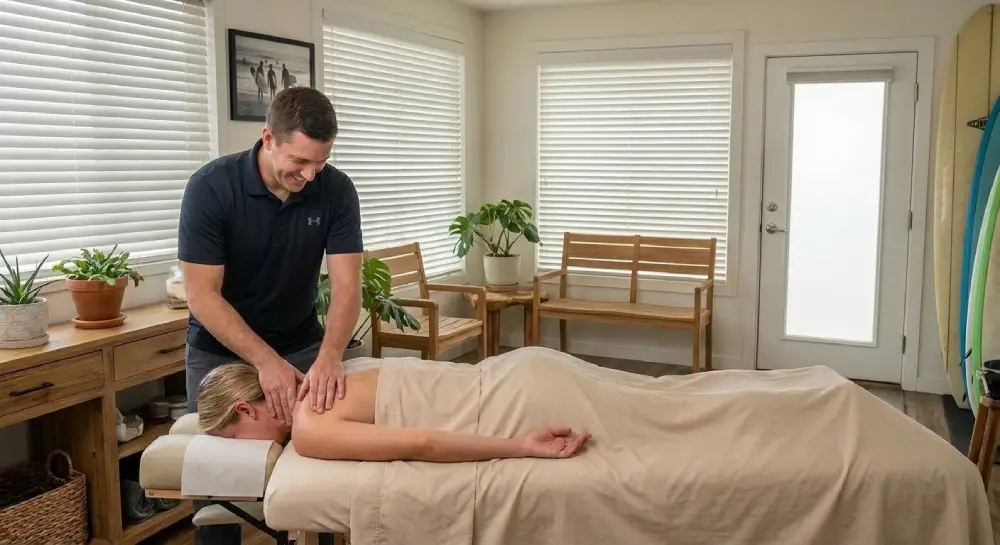 Massage Therapy and Chiropractic Care in Surf City Used Together